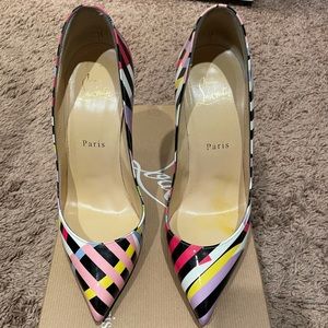 Christian Louboutin Pigalle Follie 100 Cinestripes